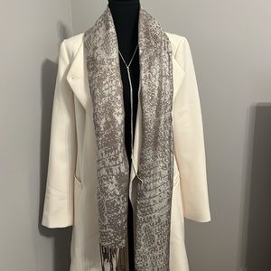 White House Black Market Long Dress Coat Size M